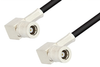 SMB Plug Right Angle to SMB Plug Right Angle Cable 12 Inch Length Using RG174 Coax, RoHS - PE3916LF-12 - Pasternack