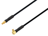 Mini SMP Female to Mini SMP Female Right Angle Cable 48 Inch Length Using PE-SR405FLJ Coax - PE3C6069-48 - Pasternack