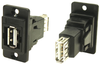 Usb Adapter, 2.0 Type A Rcpt-Rcpt Rohs Compliant Cliff Electronic Components - 29AJ4914 - Newark, An Avnet Company