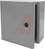 Enclosure, Panel; Steel; 8 in.; 4 in.; 10 in.; Wall Mount; Gray; Type 1 - 70164425 - Allied Electronics, Inc.