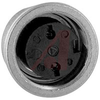 connector,circular din,female panel recept,front mt,2 silver-pltd solder cont - 70013450 - Allied Electronics, Inc.
