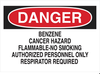 Chemical & Hazardous Materials Sign - 85444 - Brady Corporation