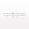 Straight Reducer Connector, Barbed, Natural - 61555 - Qosina Corp.