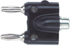 Adapter, Phono Jack-Double Banana Plug Rohs Compliant Pomona - 51AH6571 - Newark, An Avnet Company