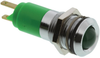Panel Mount Indicator, Led, 14Mm, Green, 12V; Led Color Wamco - 86T5672 - Newark, An Avnet Company