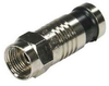 F Male Shielded RG6 Compression Connector, Black - 270301BK - Computer Network Accessories, Inc.