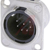 Connector, Receptacle, Male, 7 pole, Nickel Housing - 70088283 - Allied Electronics, Inc.
