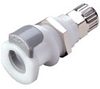 Quick-Disconnect Panel Mount Body, Straight-Through, 3/8