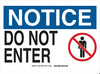 Admittance Signs - 131663 - Brady Corporation