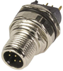 Sensor Connector, 8Pos, Plug, M12, Panel; Product Range Harting - 07AH5581 - Newark, An Avnet Company