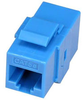 Cat5/Cat5e Inline Coupler w/ Keystone Latch, Blue - 102009BL - Computer Network Accessories, Inc.