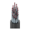 Audio Snake Cable, 12 Pr #22 Str TC, Ind. Shielded & Jacketed, PVDF Jkt, CMP -- 1818P - Image