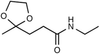 N-Ethyl-(3-(2-methyl-[1,3]dioxolan-2-yl)propionamide - 10119 - Medical Isotopes, Inc.