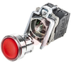 Switch, Pushbutton LED, 24VAC/DC, Red - 70007501 - Allied Electronics, Inc.