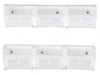 Bins & Systems - Clear-View Bins - Ultra Stack and Hang - Plastic Rail Systems - HNS200CL - Image