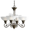 Four-Light Chandelier Fixture - P4592-20 - bulbs.com