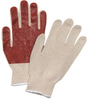 Honeywell NVC13A Red/White Cotton/Polyester Full Fingered Work & General Purpose Gloves - PVC Palm & Fingers Coating - 801462-080032 - 801462-080032 - R. S. Hughes Company, Inc.