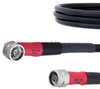 Rugged Portable Phase Stable RF Analyzer Cable N Male to RA N Male Cable FM-FT430 Coax in 39.37 and RoHS - FMCA1406-100CM - Fairview Microwave Inc.