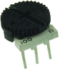 Trimmer Potentiometer, 100 Ohm 1Turn Through Hole; Trimpot Type Bourns - 32K8159 - Newark, An Avnet Company