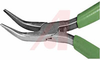 Plier, Long Nose; Curved; 5 in.; 15/16 in.; 7/16 in.; 9/32 in.; Green; - 70223467 - Allied Electronics, Inc.
