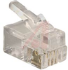RJ22 MOD PLUG, FLAT STRANDED - 70159566 - Allied Electronics, Inc.