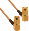 Rf Coax Cable, Rg174, Sma Plug, 250Mm, Black; Connector Type A Amphenol Rf - 78X4541 - Newark, An Avnet Company