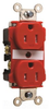 Duplex/Single Receptacle - TR62-RED - Thomas & Betts Corporation