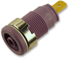 Socket, 4Mm, Safety, Violet , Mvl S; Gender Hirschmann Test And Measurement - 20T9425 - Newark, An Avnet Company