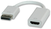 Audio / Video Cable Assembly, Displayport Plug, Hdmi Socket, 0.49 Ft, 150 Mm, White Rohs Compliant Roline - 23X4308 - Newark, An Avnet Company