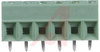 Terminal Block; 10 A; 160 V; 3.81 mm; 26 to 16 AWG; 6; Screw; Solder; 2.5 kV - 70054361 - Allied Electronics, Inc.
