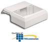 Panduit® T45 Offset Box for Pan Way Snap on Faceplates - T45WC2IW - TelephoneStuff.com