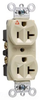 Duplex/Single Receptacle -- IG5362-BK - Image