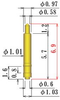 Single Ended Probe Pin -- 8Y127Q-H69S12SM - Image