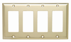 Decorator Openings, Four Gang, Polished Brass -- SB264PB - Image