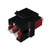 Faceplates and Panels - KeyConnect LC Duplex Module OS2 -- FXWSKCSLKNB25N - Image