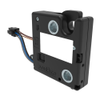 Electronic Rotary Push-to-Close Latch, Auto Relock, With Latch Status Microswitch, Non-sealed Connector, Thru Hole, PC/ABS Blend, 0 - R4-EM-43-161 - Southco