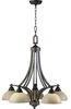 624-5-95 Mid. Chandeliers-Glass Down - 741271 - Capital Lighting, Inc.