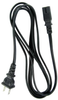 10ft 18 AWG 2-Slot Non-Polarized Power Cord (IEC320 C7 to NEMA 1-15P) -- P7NB-10 - Image