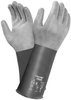 Ansell Chemtek 38-514 Black 7 Butyl Chemical-Resistant Gloves - Rough Finish - 14 in Length - 076490-89021 - 076490-89021 - R. S. Hughes Company, Inc.