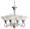 Four-Light Chandelier Fixture - P4592-09 - bulbs.com