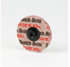 3M Scotch-Brite RC-UR Unitized Ceramic Hard Deburring Wheel - Coarse Grade - Quick Change Attachment - 3 in Diameter - 64859 -- 048011-64859 - Image