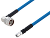 Plenum N Male Right Angle to SMA Male Low PIM Cable 50 cm Length Using SPP-250-LLPL Coax Using Times Microwave Parts - PE3C6209-50CM - Pasternack