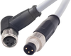 Sensor Cable, 3P, M8 Plug-Receptacle, 10M; Connector Type A Harting - 94X0038 - Newark, An Avnet Company