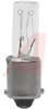Lamp; Incandescent, T-2 Miniature Bayonet; 120 V; 0.025 A; 1200 MSCP; 5000 hrs - 70152573 - Allied Electronics, Inc.