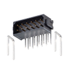 6+6 Pos. Male DIL Horizontal Throughboard Conn. No Latches - M80-8411242 - Harwin Plc