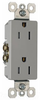 Duplex/Single Receptacle - 885-TRNAGRY - Legrand - Pass & Seymour