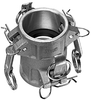 Aluminum DD Female Coupler x Female Coupler -- DD-AL150 - Image