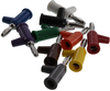 Banana Plug Set, 15A, Screw, 10 Piece; Gender Pomona - 89C1069 - Newark, An Avnet Company
