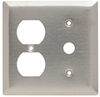 Standard Combination Two Gang Wall Plate - SS128 - Legrand