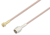 Snap-On MMBX Plug Right Angle to SMA Male Cable 24 Inch Length Using RG316 Coax - PE3C4020-24 - Pasternack